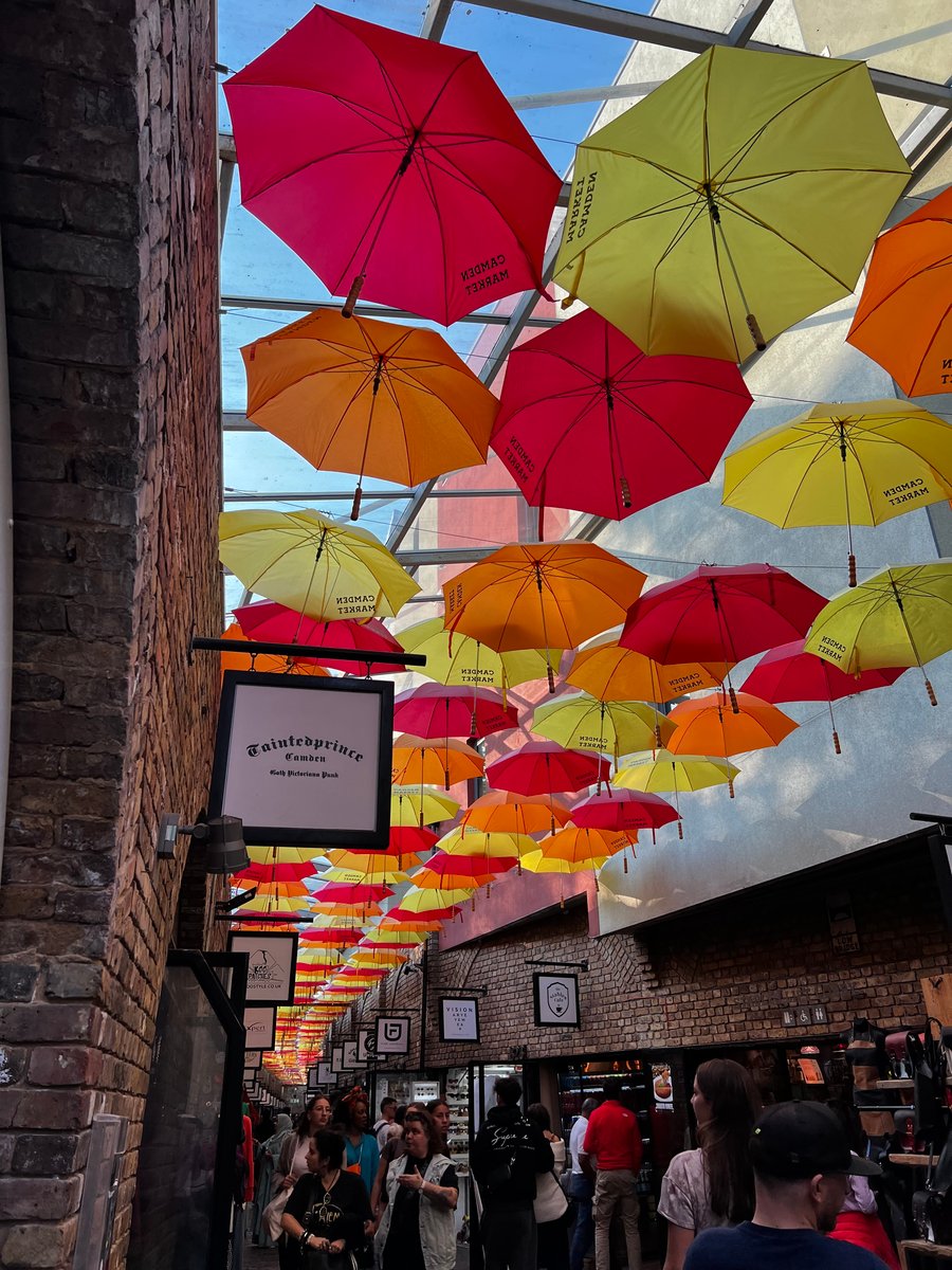 Colourful Umbrellas Camden